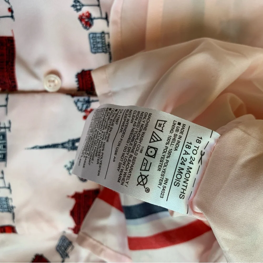 Janie and Jack Paris Patterned Dress NWT